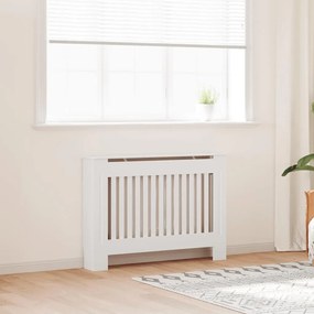 Armadietto Copritermosifone İn Mdf Bianco 112 Cm /