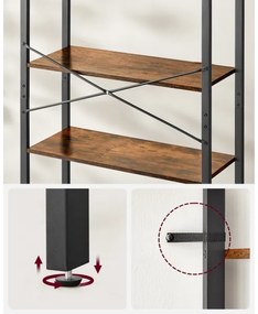 Libreria NAVARO marrone/nera