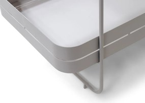 Tavolino da servizio in metallo su ruote 74x42 cm Gin &amp; Trolley – Spinder Design