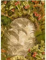Palmen Tapete Hispalis von Cole & Son - Khaki/ Multi