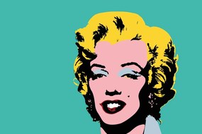 Carta da parati autoadesiva – Iconica Marilyn Monroe in design pop art