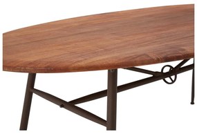 Tavolo da pranzo in noce 104x219 cm New Foundry - Premier Housewares