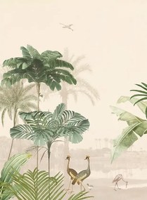 Eijffinger Carta da parati panoramica Lush Lagoon Large - Blush/ Pink