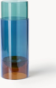 Vaso in vetro soffiato Bouquet Tube, alt. 27 cm