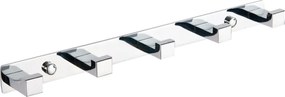 Mexen gancio per asciugamani con cinque supporti, cromo - 709265-00