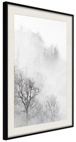 Poster  Zero Visibility  Cornice Quadri Cornice nera con pass-partout, Larghezza x Altezza Home decor 20x30