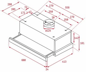 Cappa Classica Teka TL6420.2WH Bianco