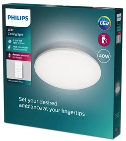 Philips - Plafoniera LED dimmerabile WINCEL LED/40W/230V 2700-6500K + +TC