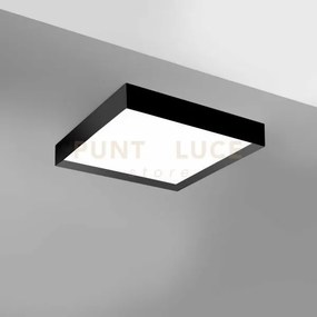 Aoi p/m - plafoniera alluminio nero a led 3000-4000k 4100-4200lm 60...