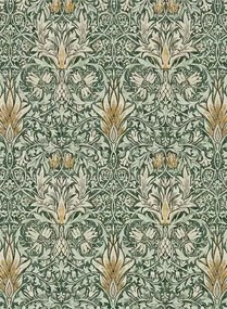 Morris & Co Carta da parati Snakeshead - Forest/ Thyme