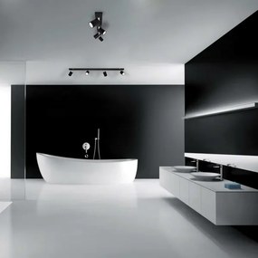 LED Luce Spot a LED TUNE 4xGU10/4,8W/230V nero