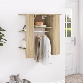 Scaffale Ingresso Rovere Sonoma 97,5x37x99 Cm Legno Multistrato /