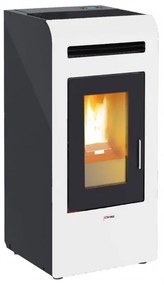 Stufa a pellet ad aria 16 kW con ventilazione frontale King 16