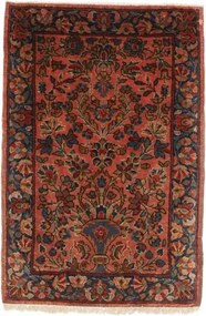 Antik Floreale Rosso Mattone Blu Scuro 60x90 Cm