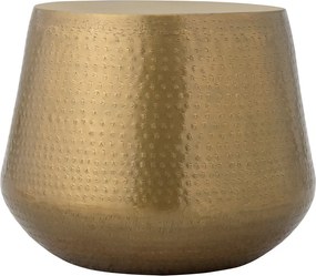 Tavolino da salotto rotondo dorato in metallo ø 50 cm Avola – Bloomingville