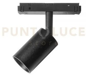 Modena sp/p - faretto proiettore regolabile nero per binari 48v inc...