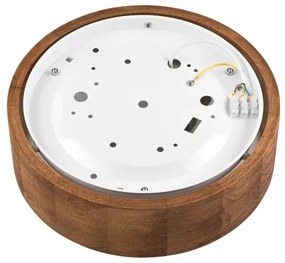 Brilagi - Lampada LED da soffitto CARVALHO 1xE27/60W/230V quercia ciliegio ø27 c