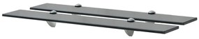 Mensole Galleggianti 2 Pz İn Vetro 70x20 Cm 8 Mm /