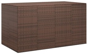 Contenitore Da Giardino İn Rattan Pe 194x100x103 Cm Marrone /