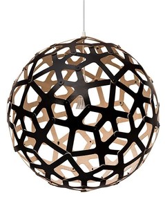 David Trubridge - Coral Lampada a Sospensione Ø60 Nero 1 Lato David Trubridge