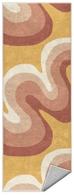 Passatoia giallo ocra e rosa polveroso lavabile 80x200 cm Strawberry Creamsicle – Mila Home
