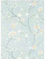 Zoffany Tapete Nostell Priory Paper - Blue/ Ivory
