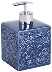 WENKO 22653100 - Dispenser per sapone CORDOBA 500 ml blu