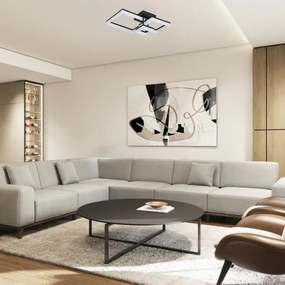 Rabalux 71386 - Plafoniera LED AMILIA LED/22W/230V 3000/4000/6500K nero