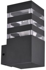 Lampada da parete esterna TEKSAS 1xE27/12W/230V IP44 antracite