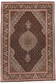 Tabriz Tappeto persiano 100x150 Nero (Iran) Annodato A Mano