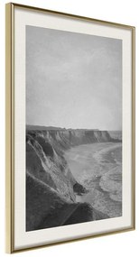 Poster  Sea Against the Land  Cornice Quadri Cornice d'oro con passe-partout, Larghezza x Altezza Home decor 20x30