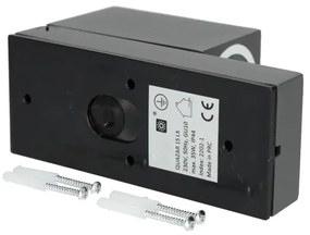 Applique da esterno con sensore  QUAZAR 1xGU10/35W/230V IP44 grigia