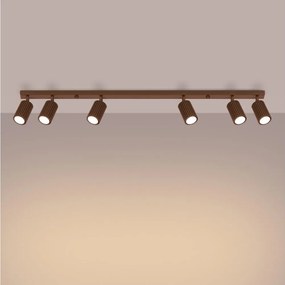 Brilagi - Faretto LED CRESTO 6xGU10/10W/230V marrone