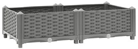 Fioriera Rialzata 80x40x23 Cm İn Polipropilene /