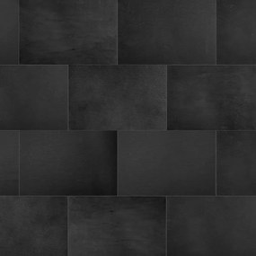 Lastra di cemento Duomo Evolut in gres naturale nero L 90 x L 60 cm, spessore 20 mm, 24 pezzi