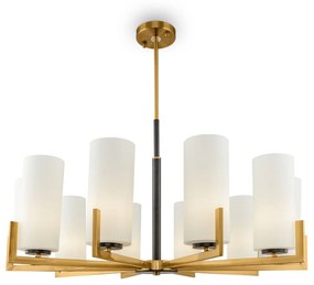 Maytoni | Fortano Lampadario moderni Modern Nero, Ottone