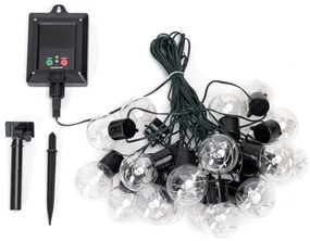 Aigostar - Catena di Natale solare a LED 20xLED/8 funzioni 11,5m IP65 multicolore