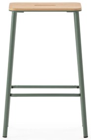 Set di sedie da bar verde 2 pz (altezza della seduta 65 cm) Abba – Marckeric