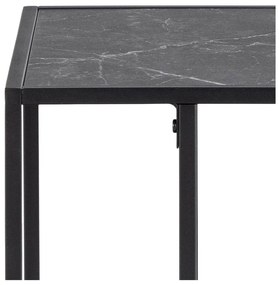 Tavolino con piano effetto marmo 43x35 cm Infinity – Actona