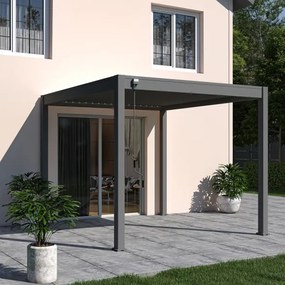 Pergola bioclimatica Ombréa autoportante 3x3M in alluminio (diversi colori)