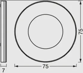 Osram - Set da 3 lampade LED sottopensili 8,5W/230V bianche