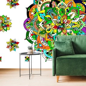 Carta da parati – Mandala verde