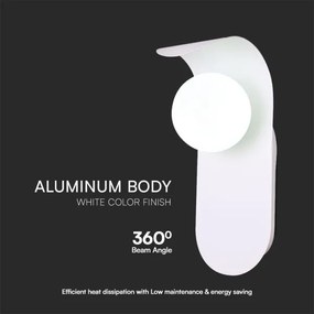 Applique 1xG9/5W/230V bianco