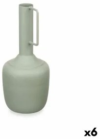 Vaso Con maniglia Verde Acciaio 12 x 30 x 12 cm (6 Unità)