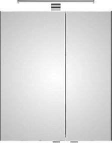 Specchio Contenitore Con Illuminazione PELIPAL bianco lucido L 60 x H 70.3 x P 17 cm