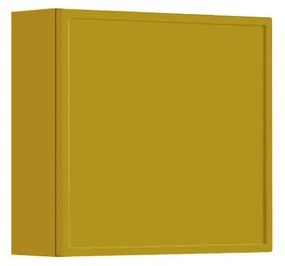 Pensile bagno Pixel laccato opaco giallo sole, 1 anta apertura da sinistra P 17 x L 40 x H 40 cm