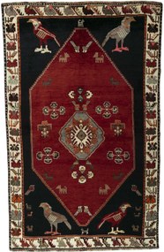 Shiraz Tappeto persiano 210 x 130 Rosso (Iran) Annodato A Mano