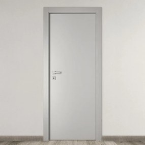 Porta battente Cinder grigio L 80 x H 210 cm reversibile