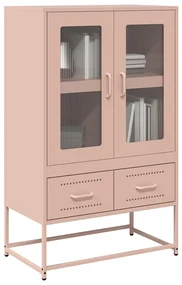 Credenza Rosa 68x39x111,5 Cm Acciaio /