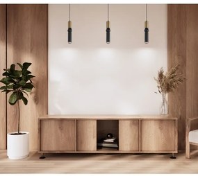 ITALUX PND-14290-1-BRO-BK - Lampadario a sospensione con filo ISIDORA 1xGU10/25W/230V nero/bronzo